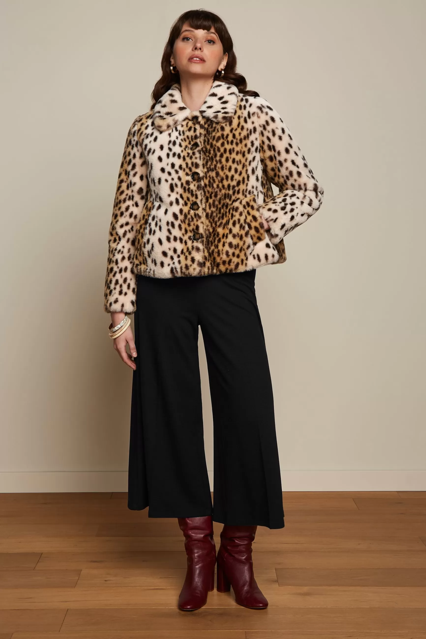 Anais Coat Cheetah Fur^King Louie Flash Sale