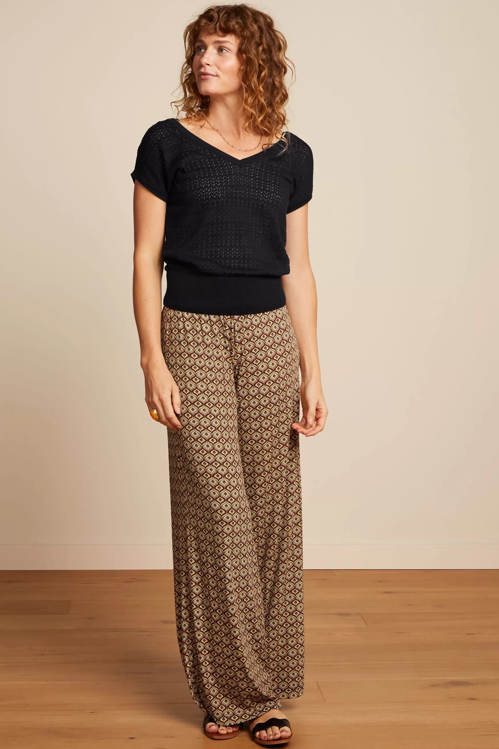 Border Palazzo Pants Smith^King Louie Cheap