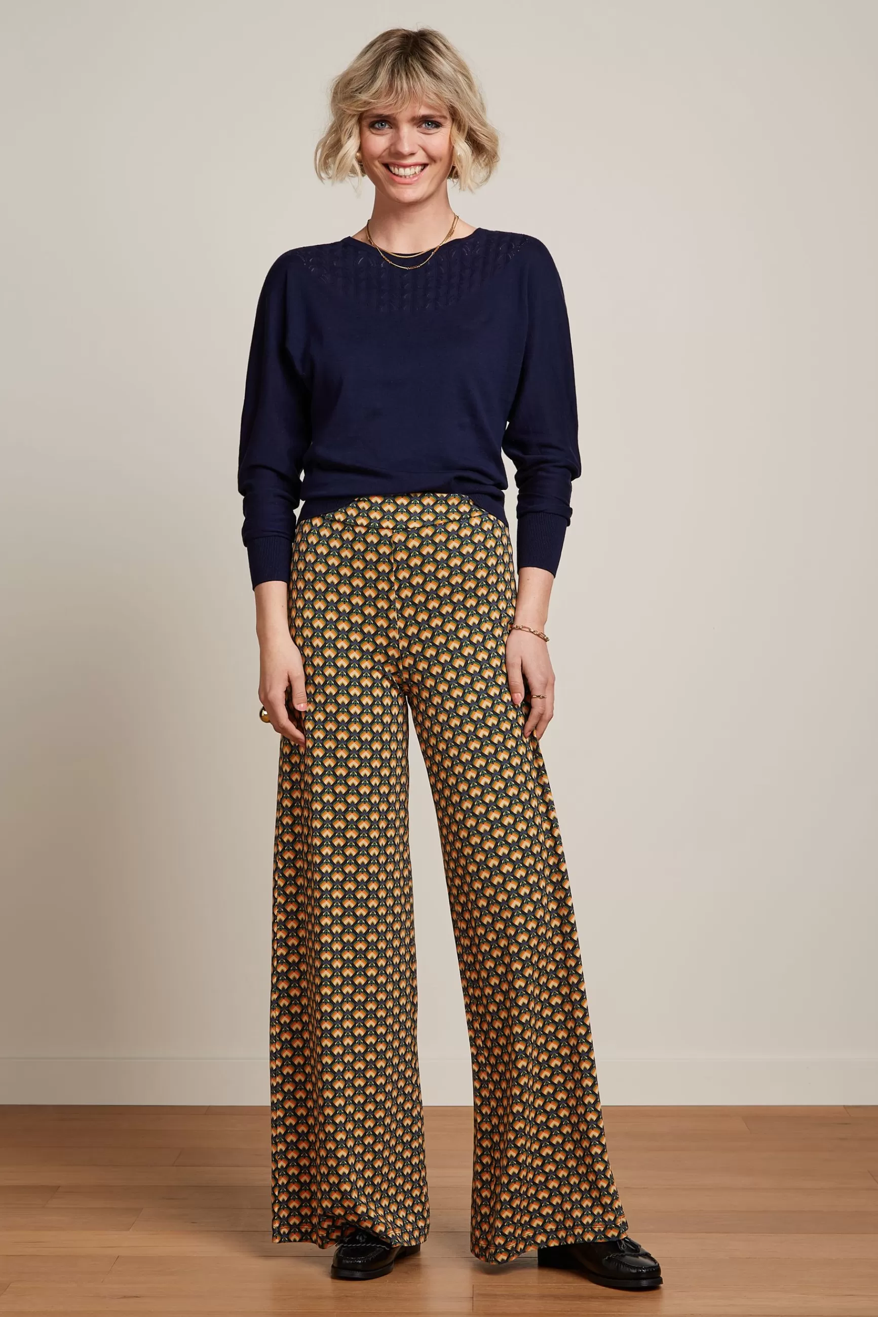 Border Palazzo Pants Valet^King Louie Store