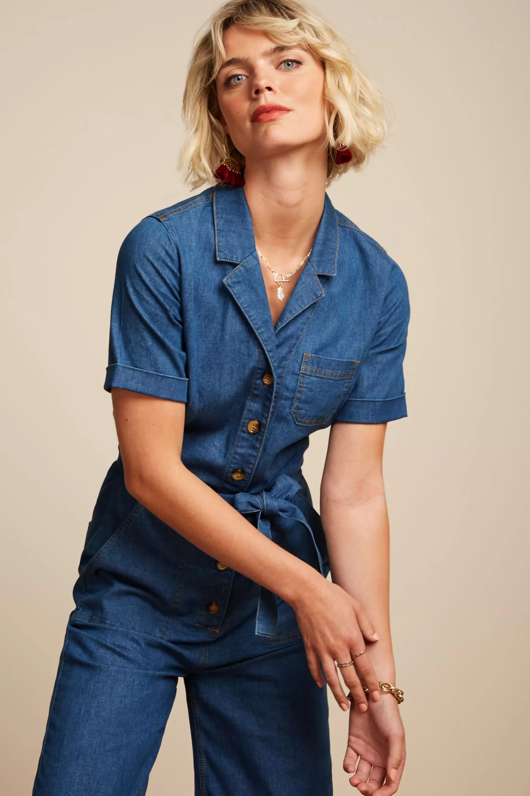 Gracie Jumpsuit Chambray^King Louie Store