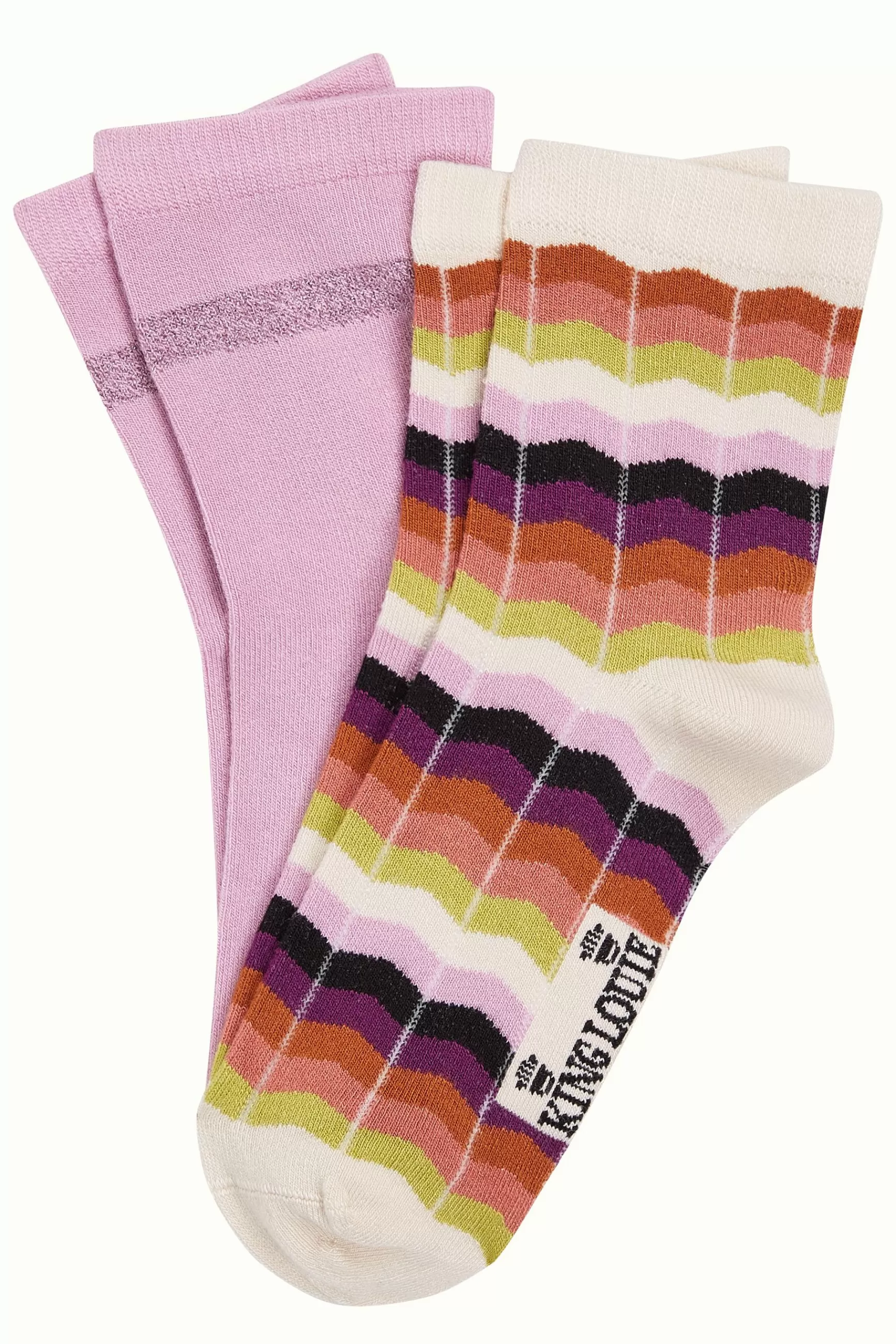 Half Socks 2-Pack Sunset^King Louie New