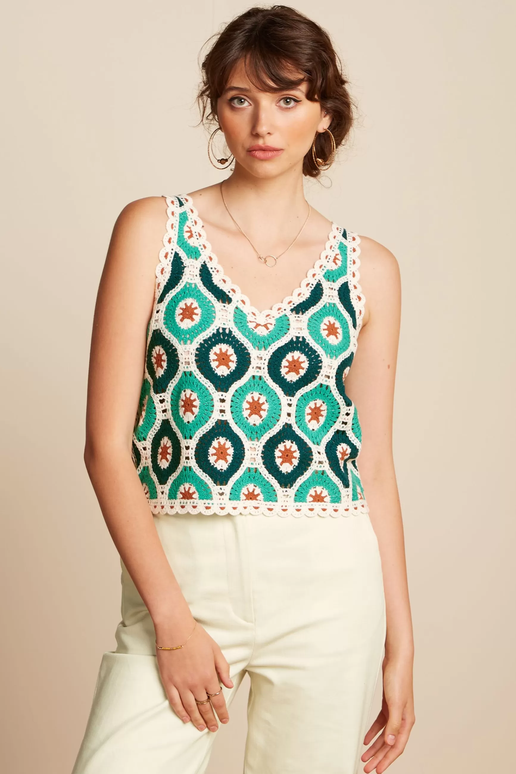 Janis Top Fray Crochet^King Louie Best Sale