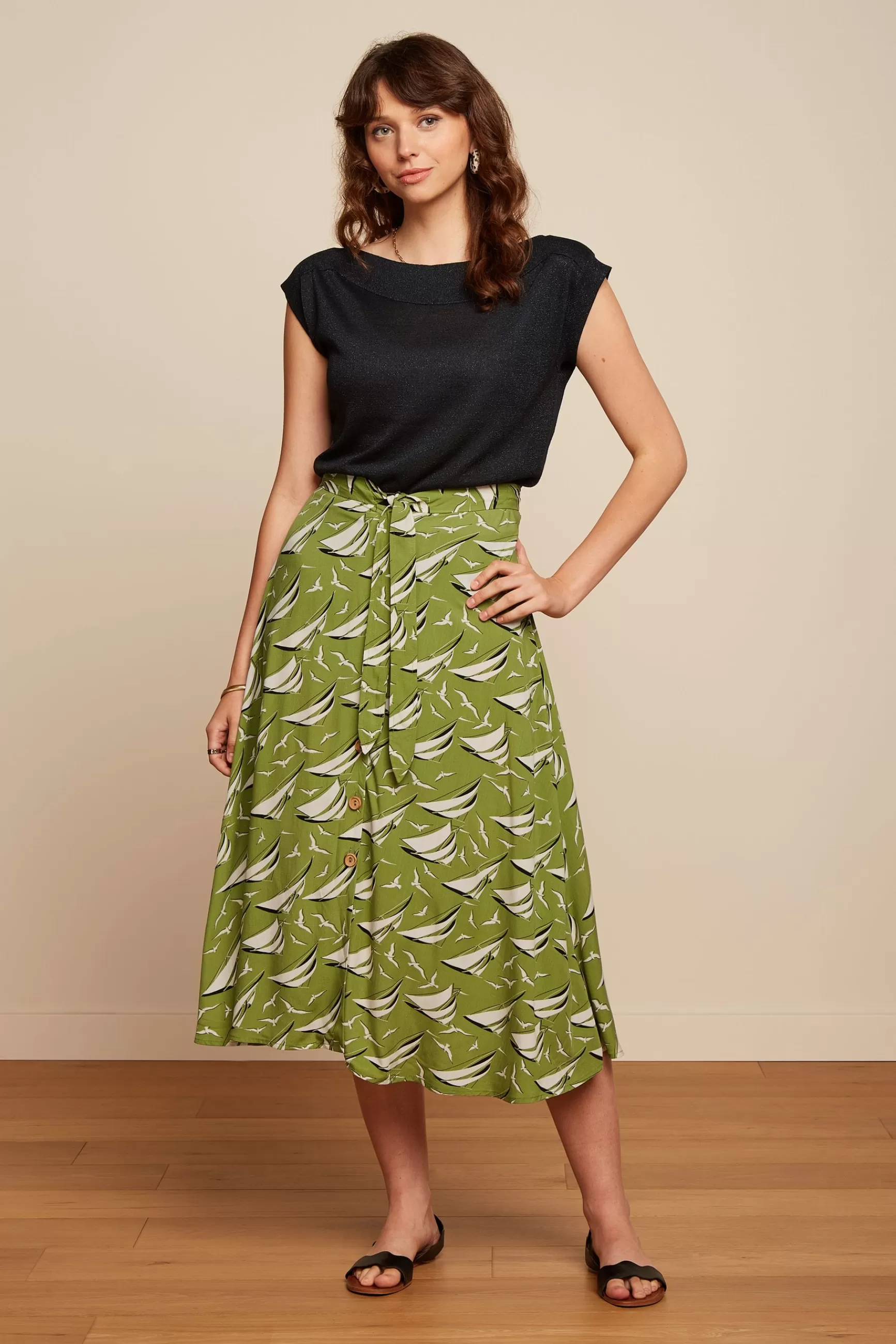 Judy Midi Skirt Bateau^King Louie Cheap