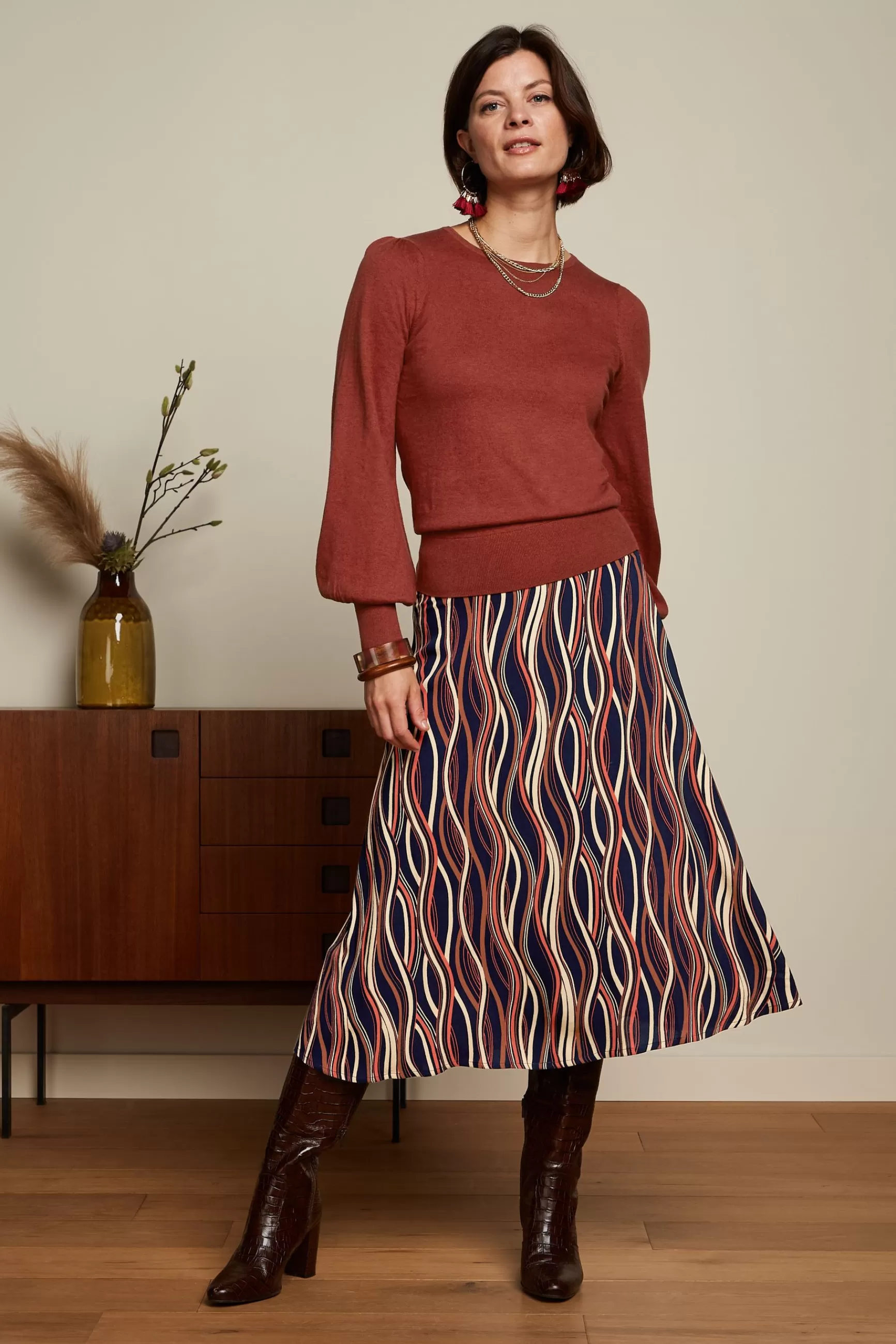 Juno Midi Skirt Merrill^King Louie New