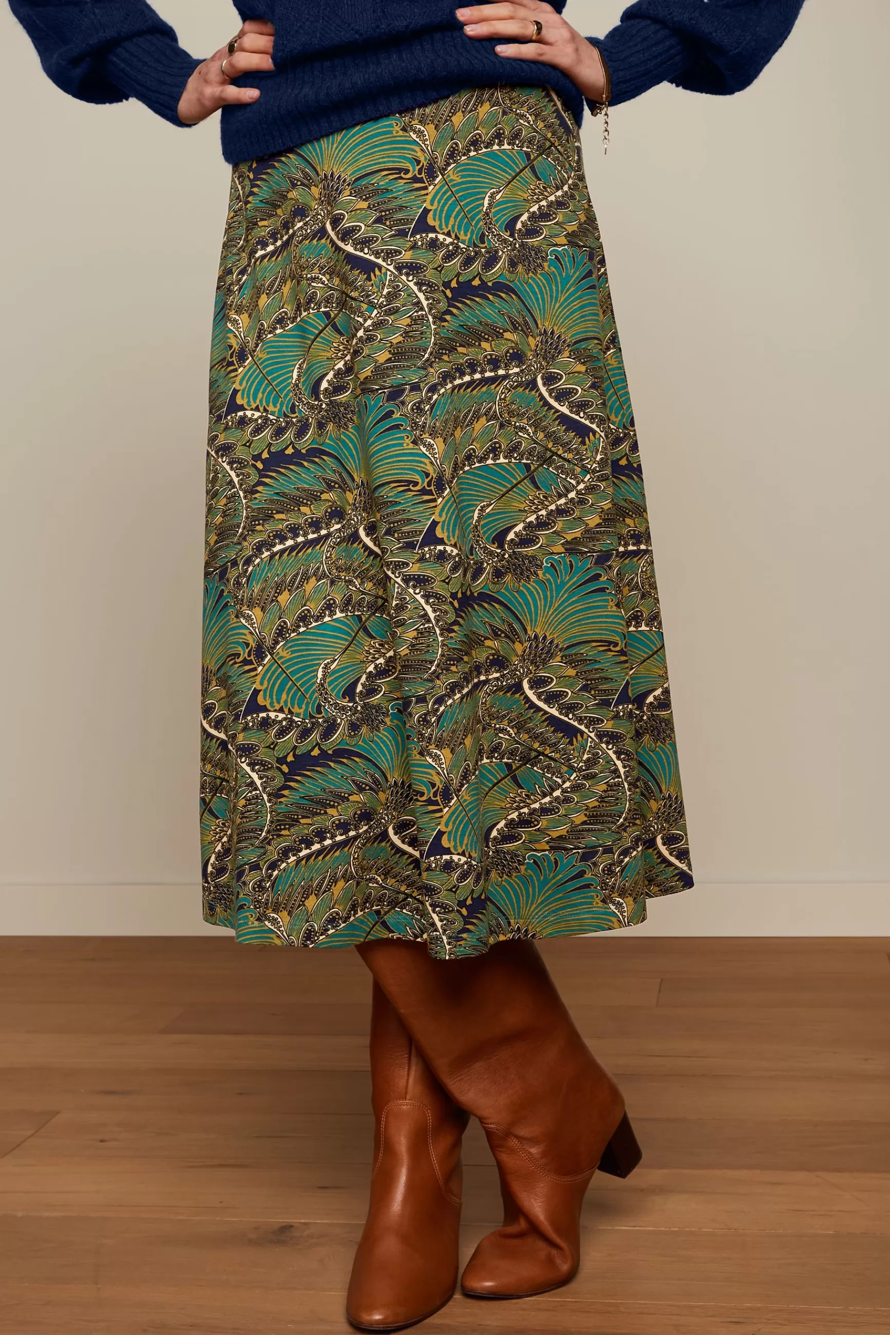 Juno Midi Skirt Venus^King Louie Store