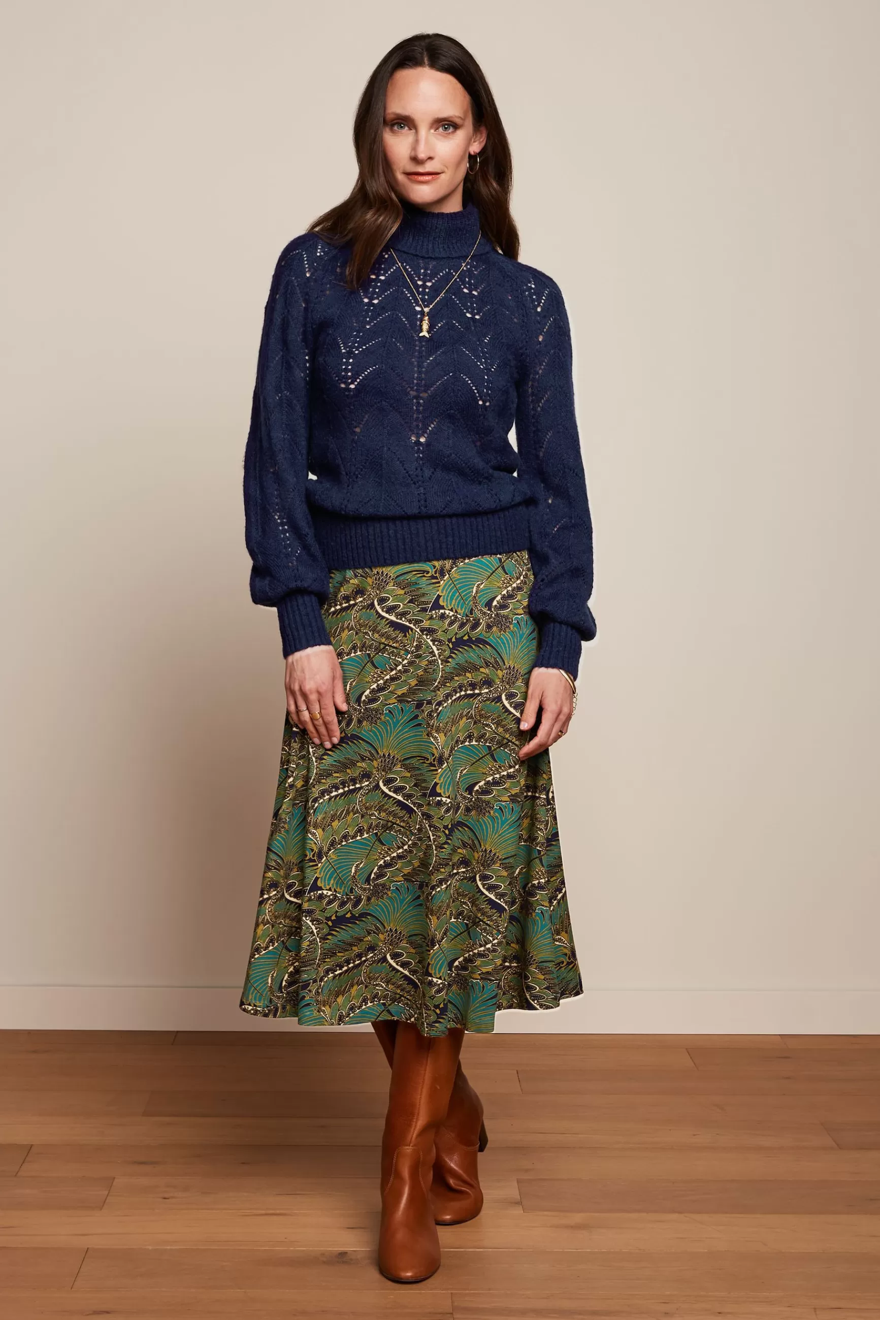 Juno Midi Skirt Venus^King Louie Store