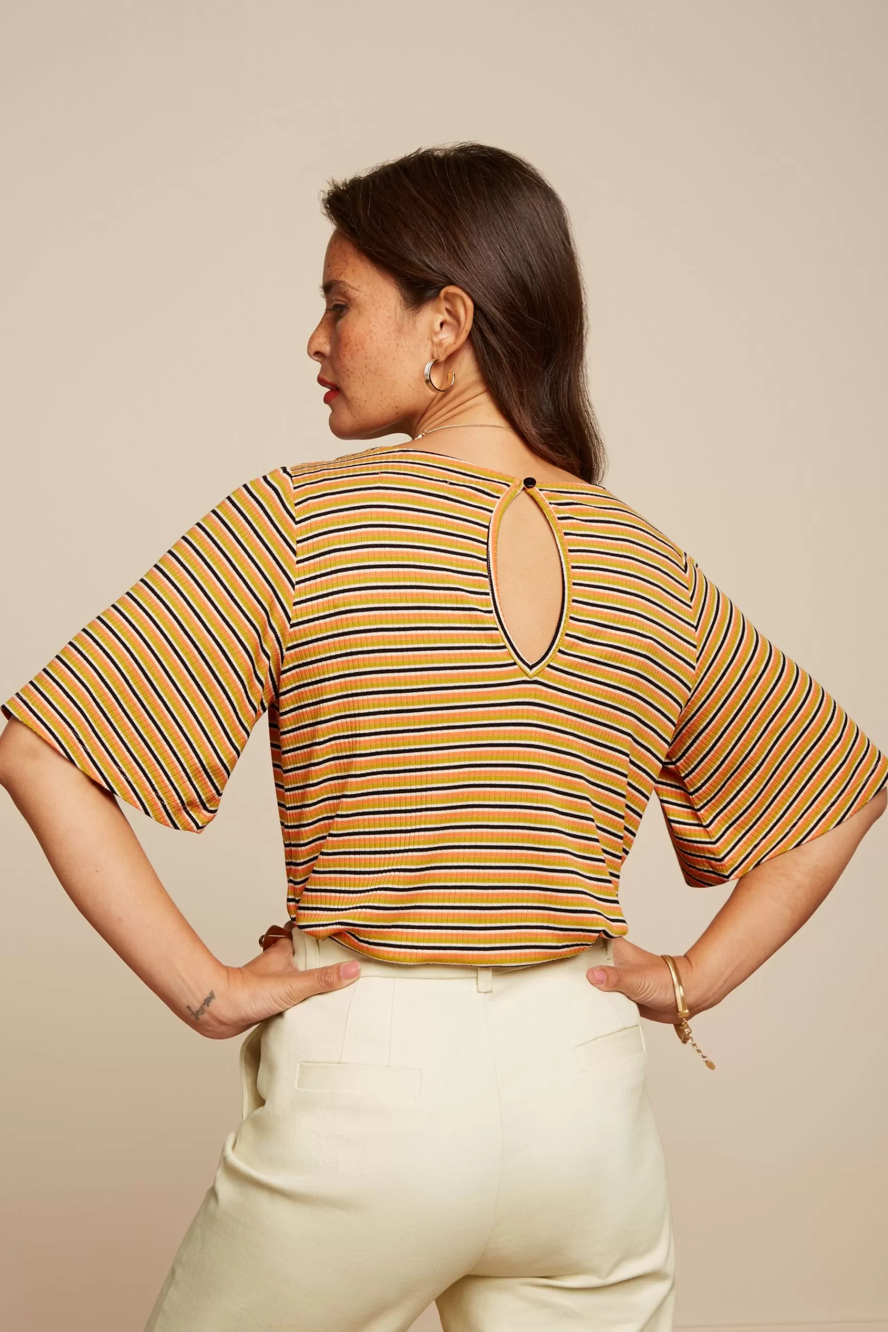 Lizzy Top Gardena Stripe^King Louie Cheap