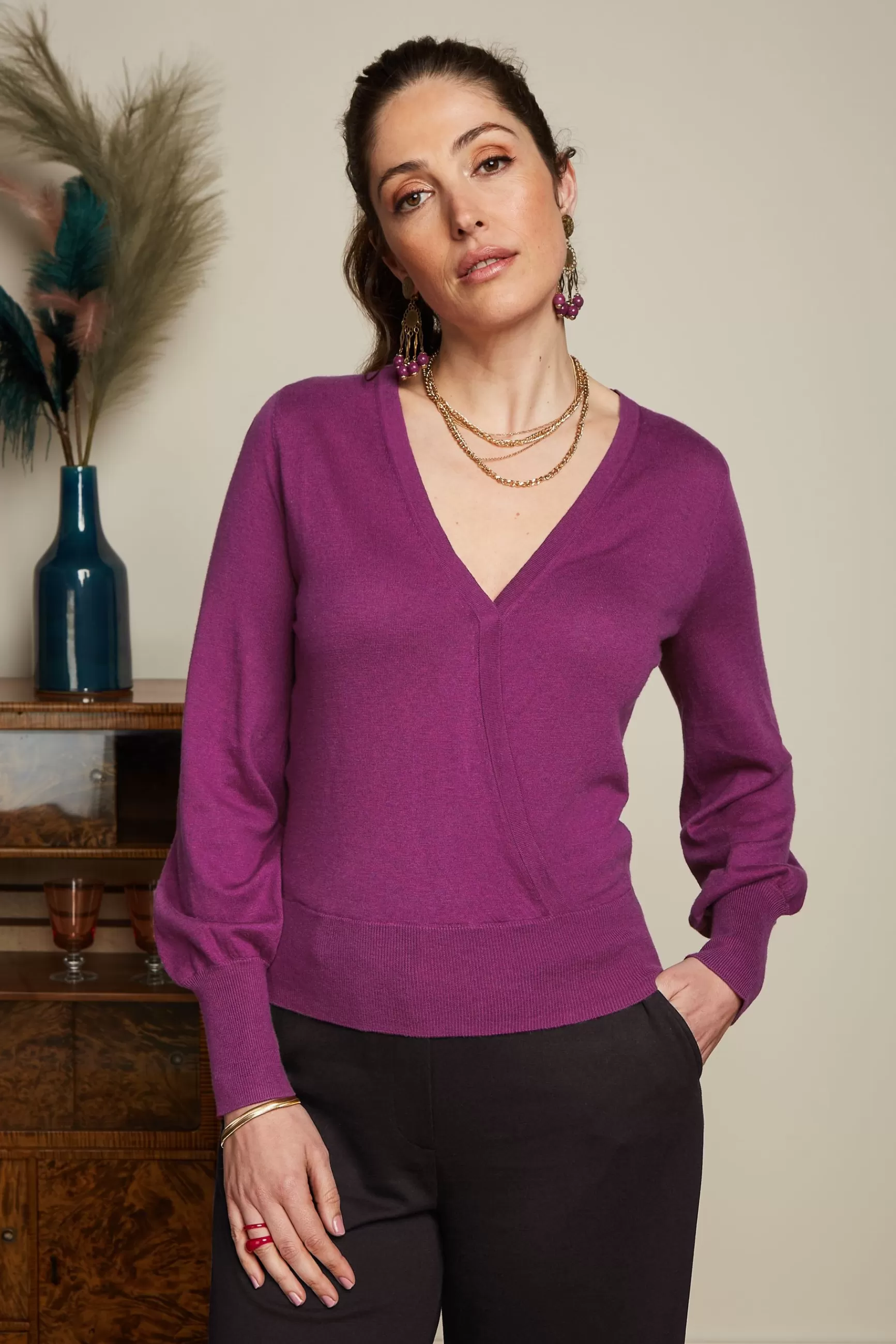 Lulu Wrap Top Cocoon^King Louie Discount