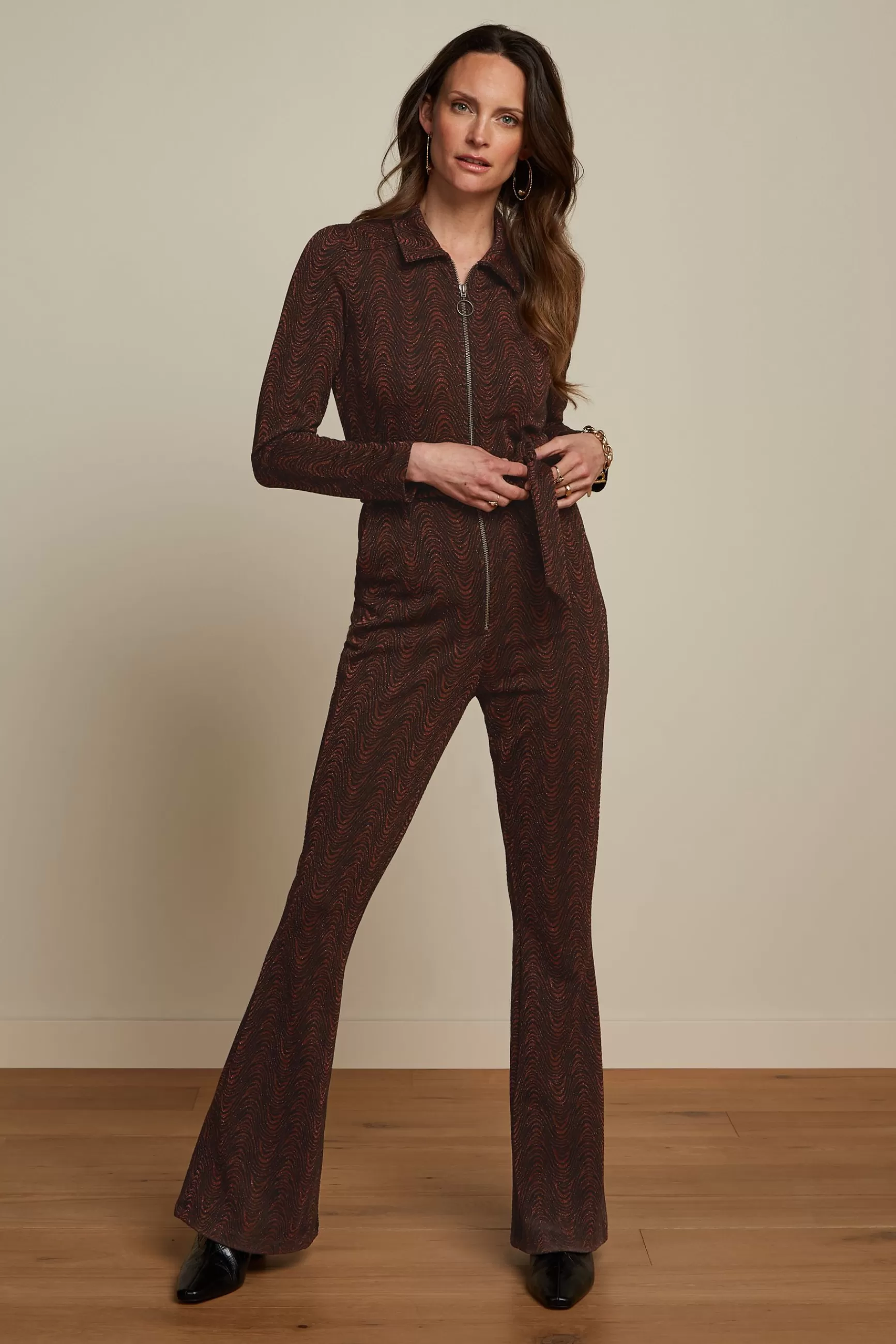 Macy Flared Jumpsuit Tempest^King Louie Clearance