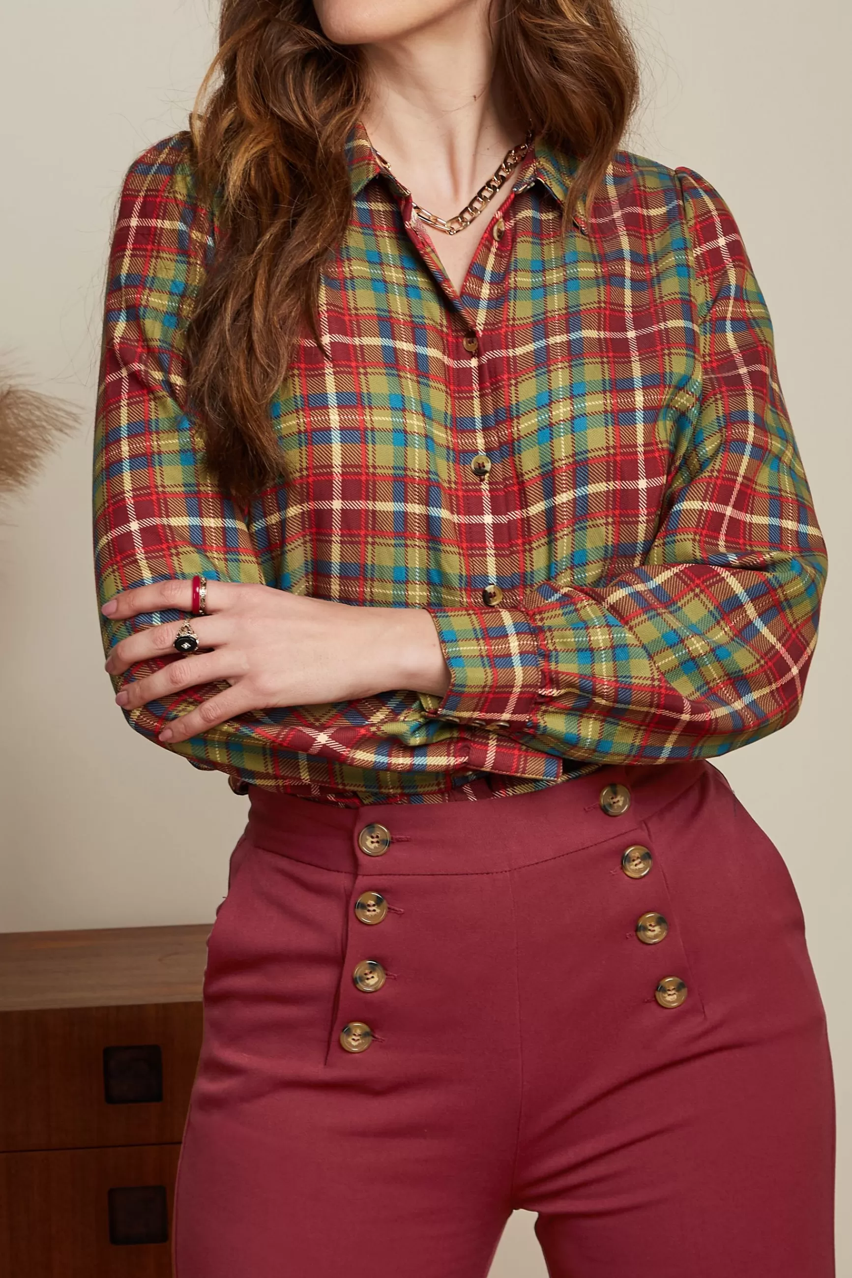 Maisie Blouse Belmont Check^King Louie Online