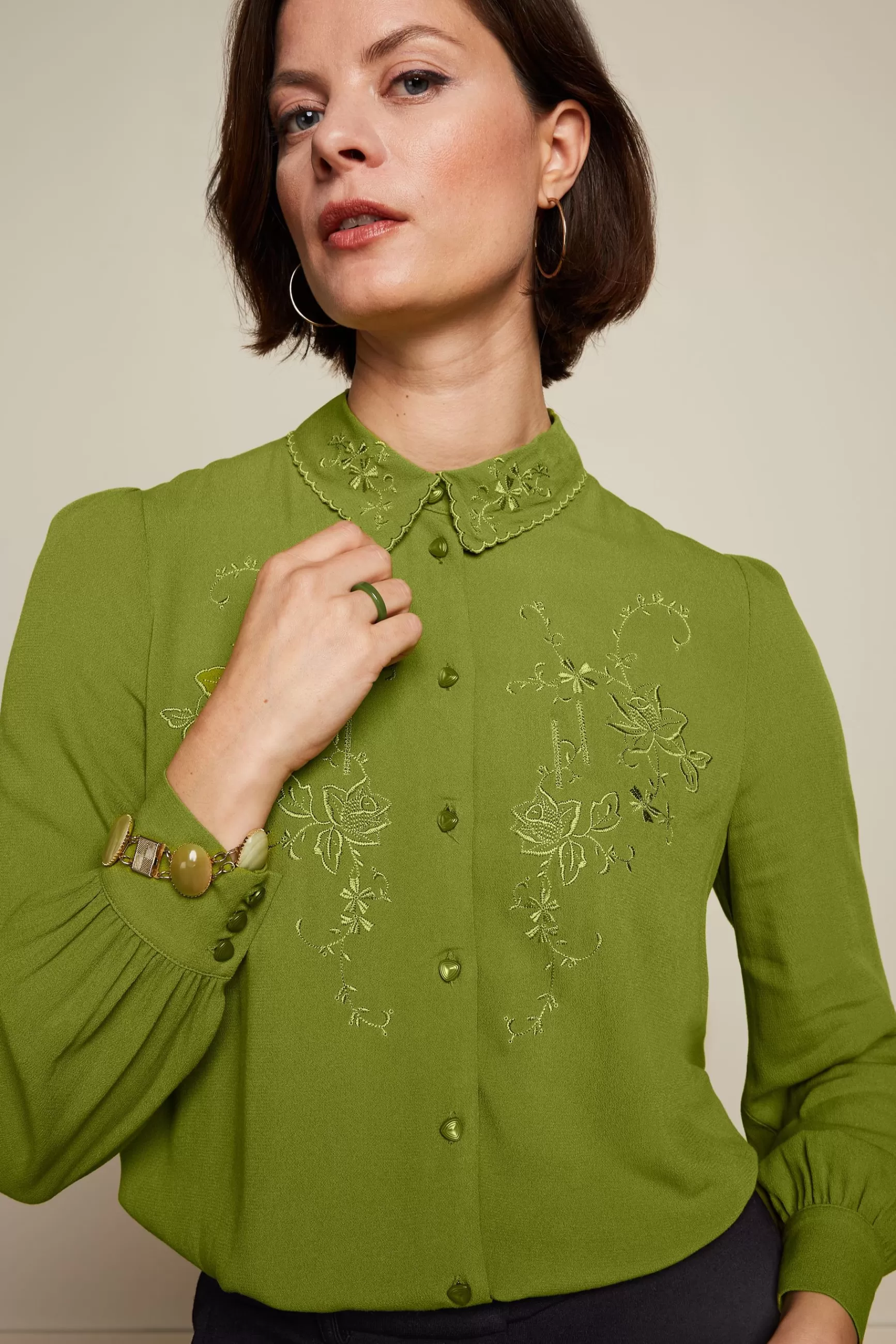 Maisie Blouse Lyonne Embroidery^King Louie Hot