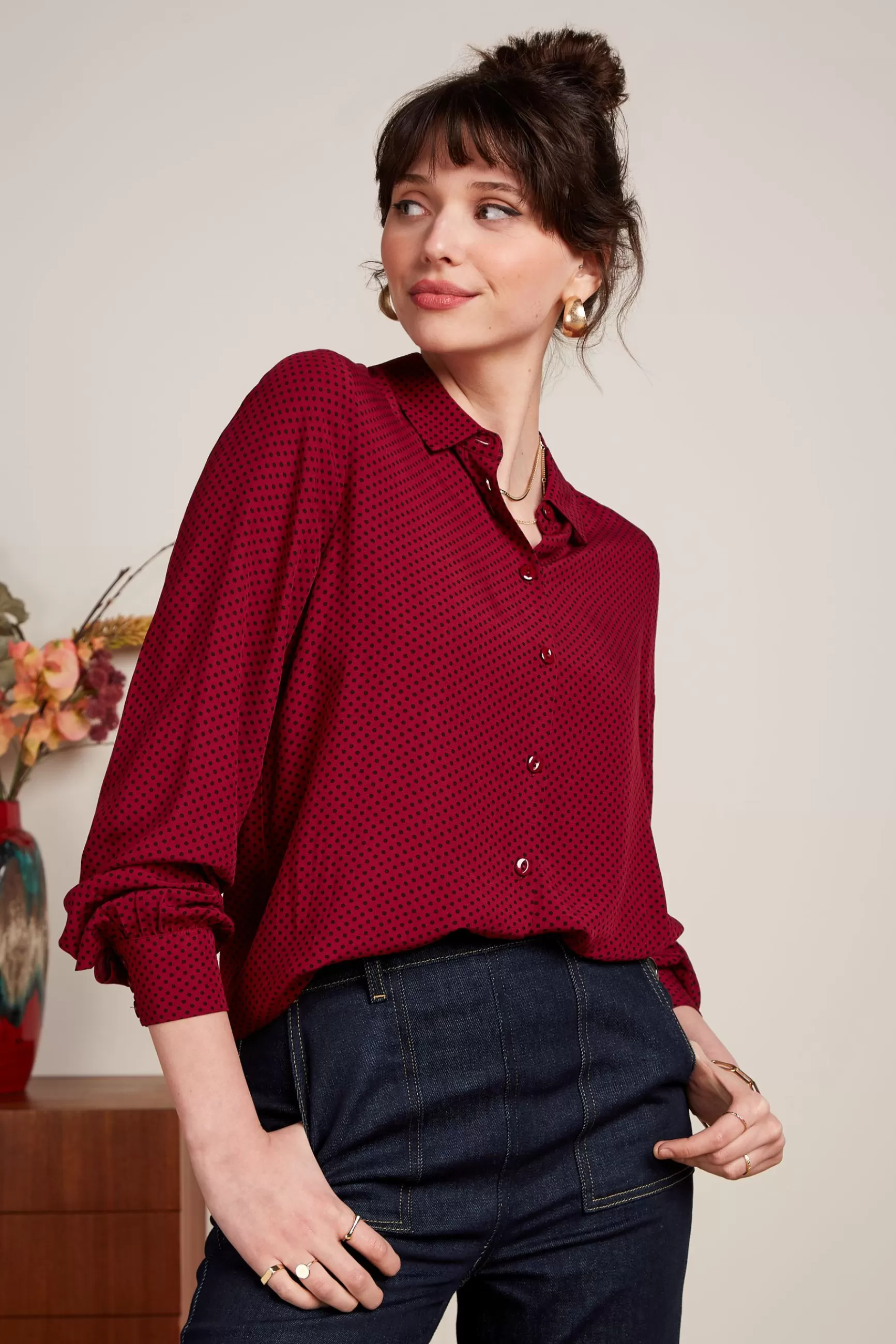 Maisie Blouse Piper^King Louie Flash Sale