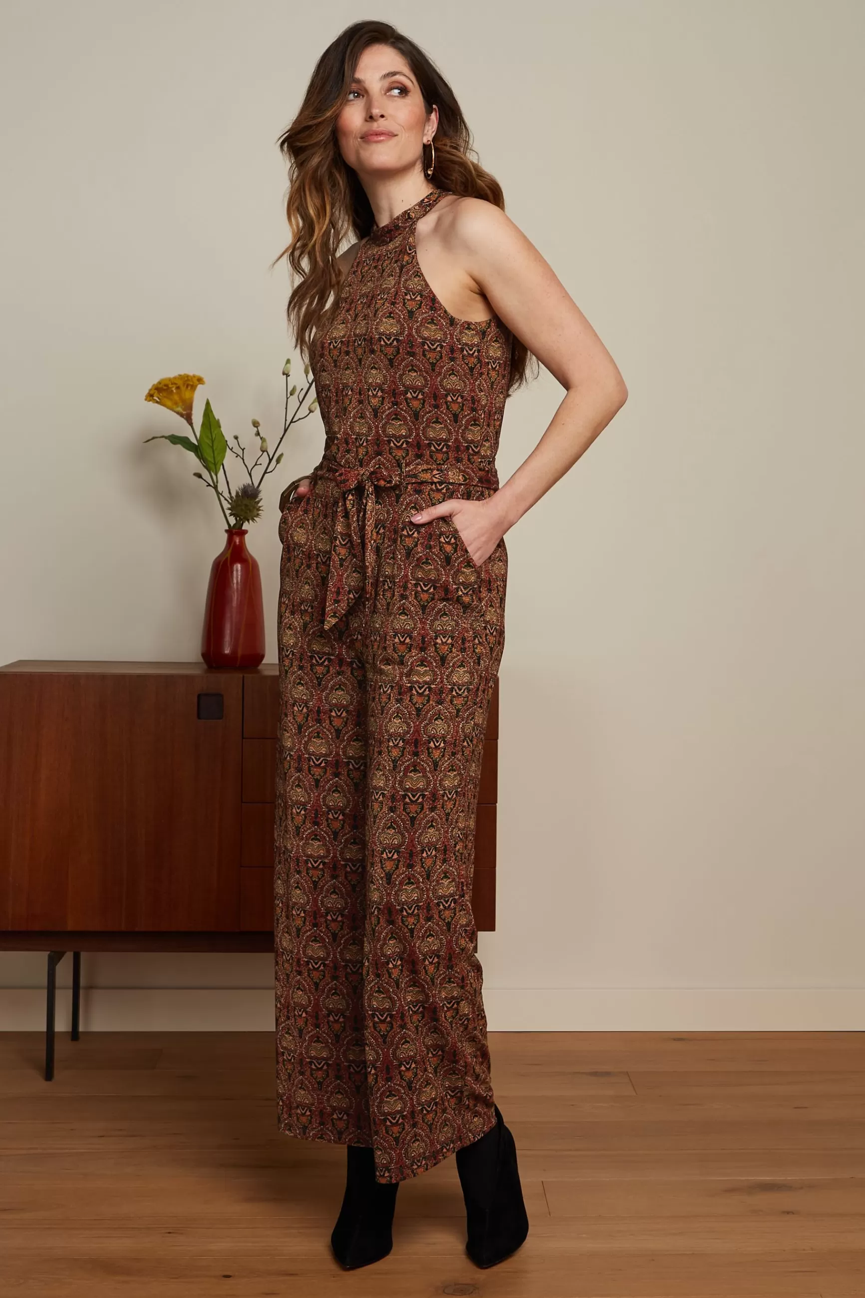 Marty Halter Jumpsuit Mystic^King Louie Fashion