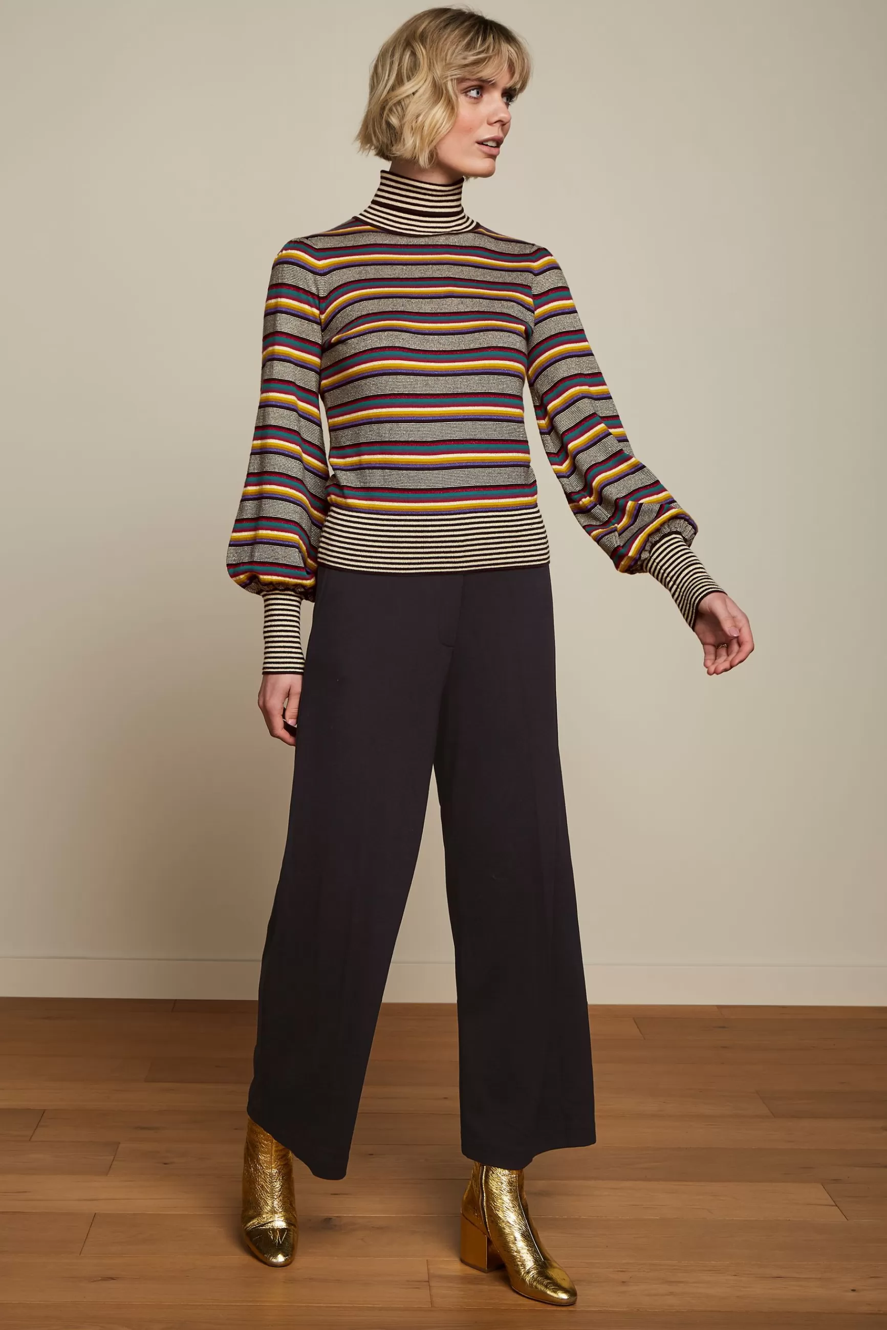 Maya Rollneck Top Sixties Stripe^King Louie Online