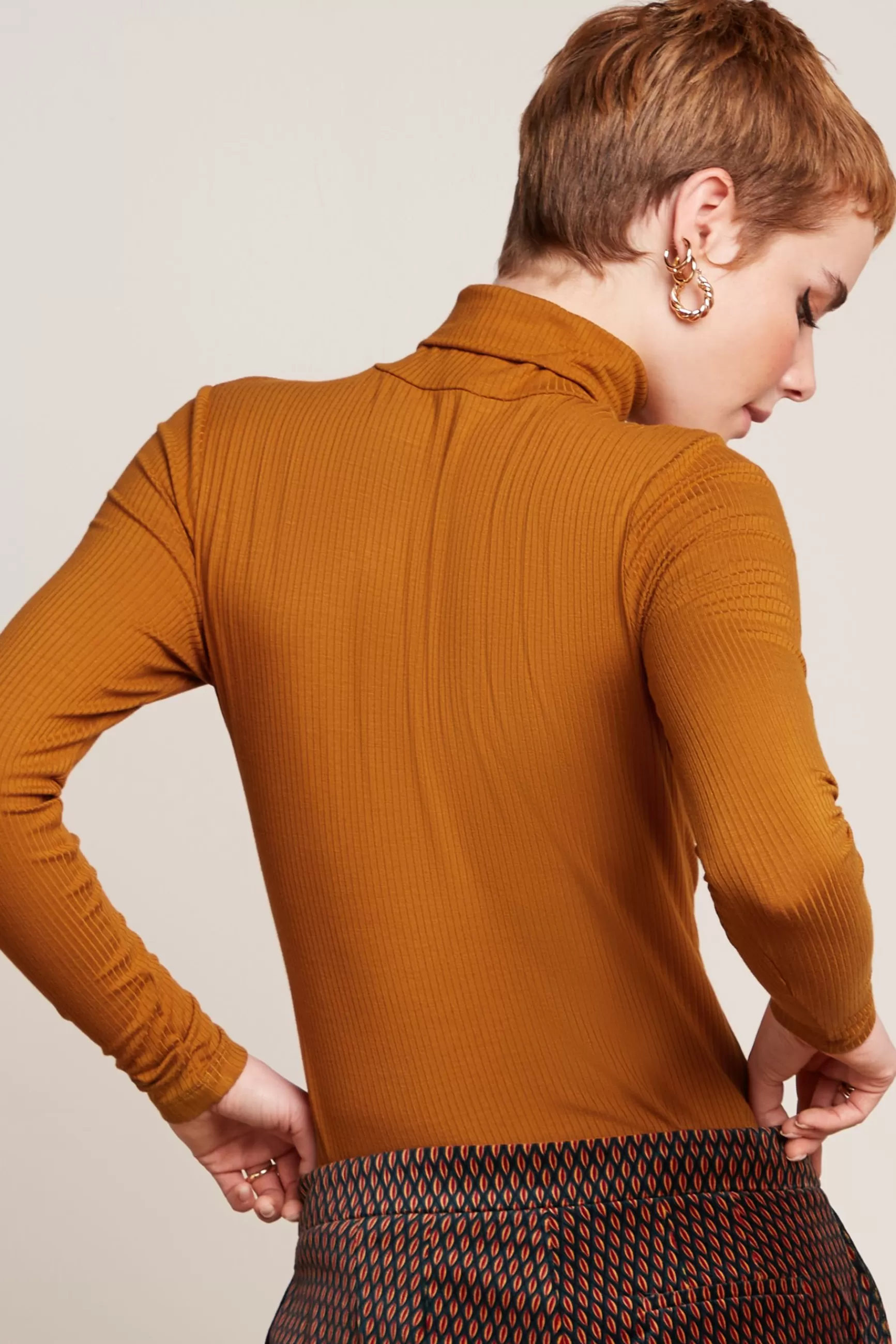 Rollneck Top Uni Rib^King Louie Clearance