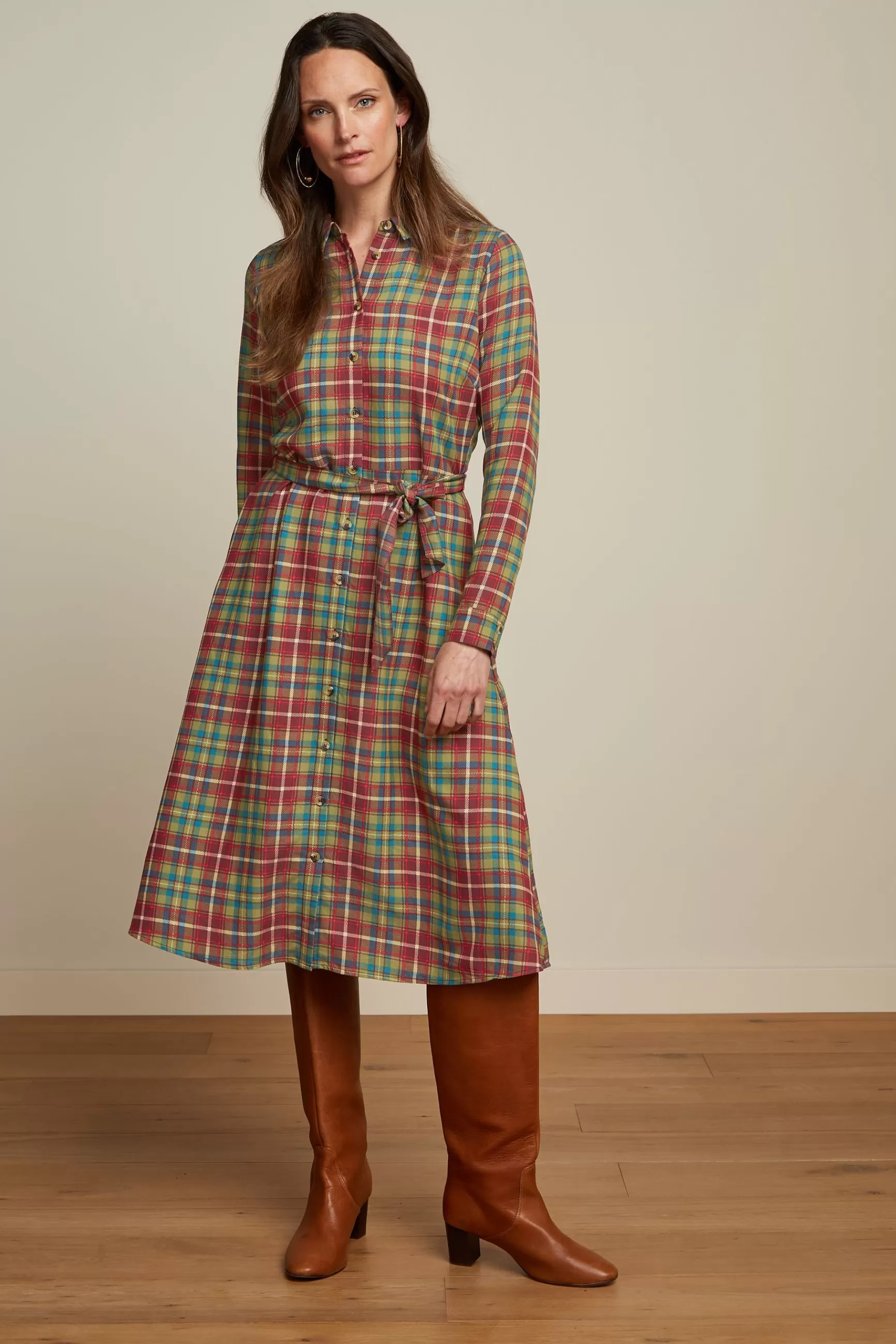 Rosie Dress Belmont Check^King Louie Cheap