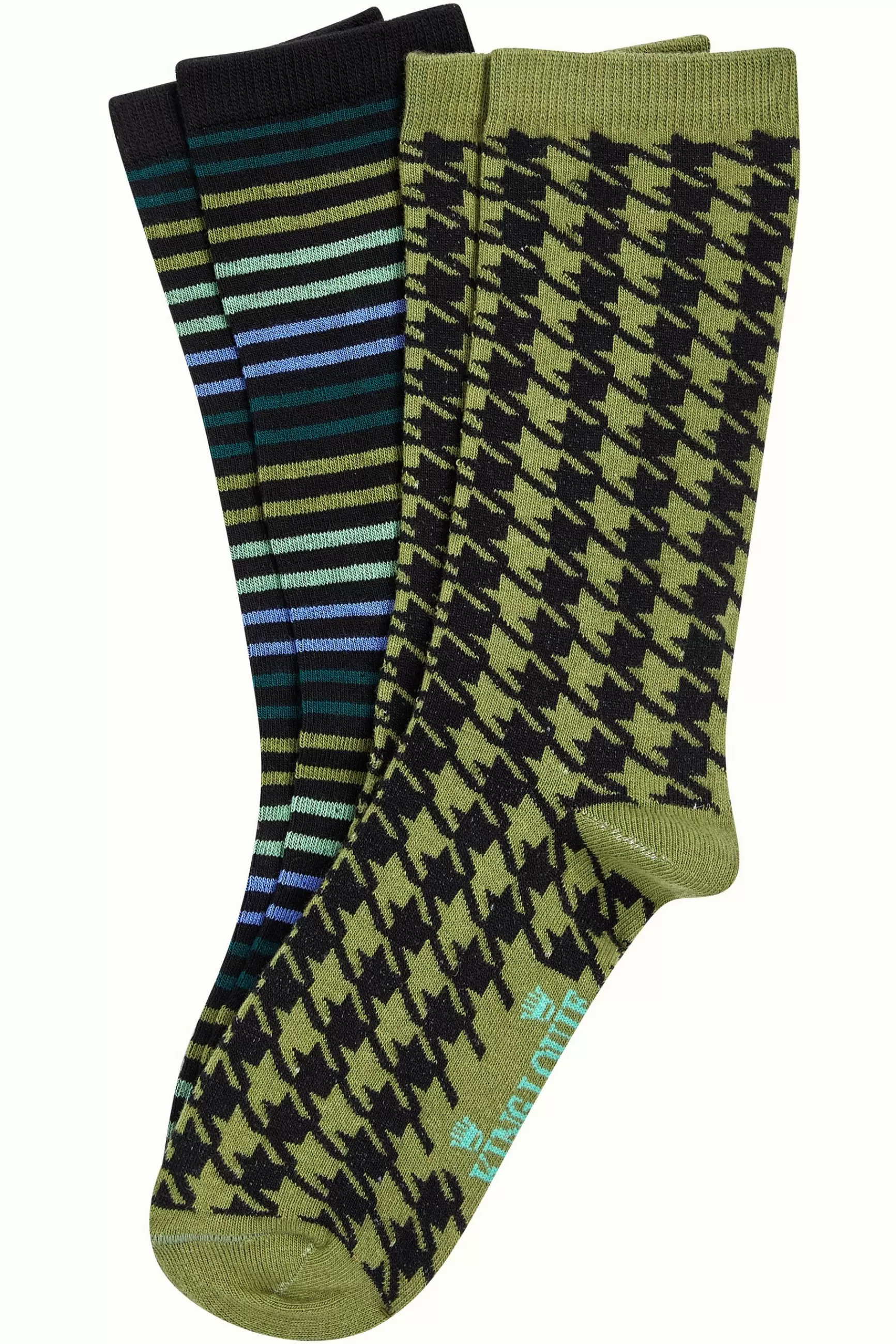 Socks 2-Pack Pied-de-Poule^King Louie Fashion