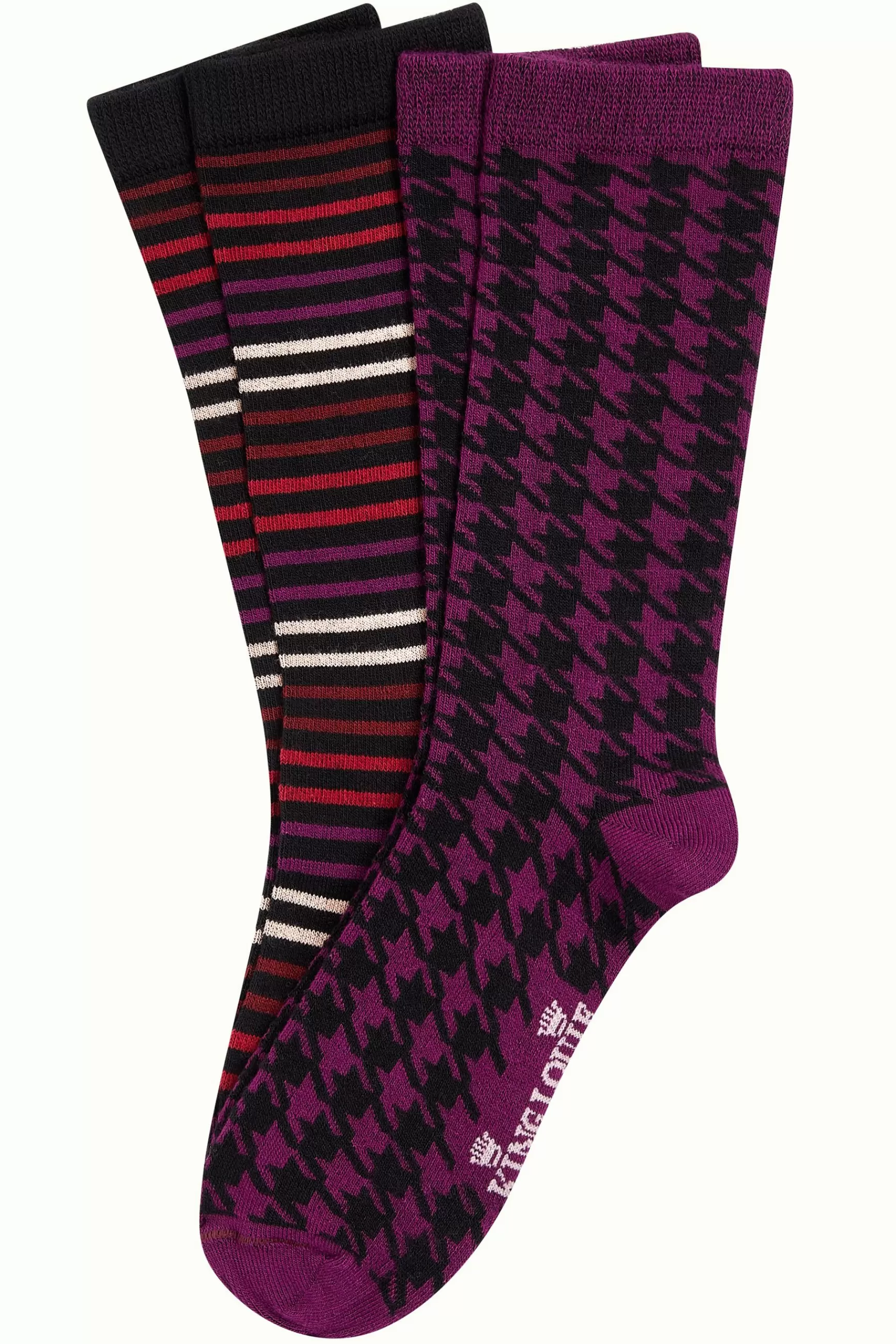 Socks 2-Pack Pied-de-Poule^King Louie Hot