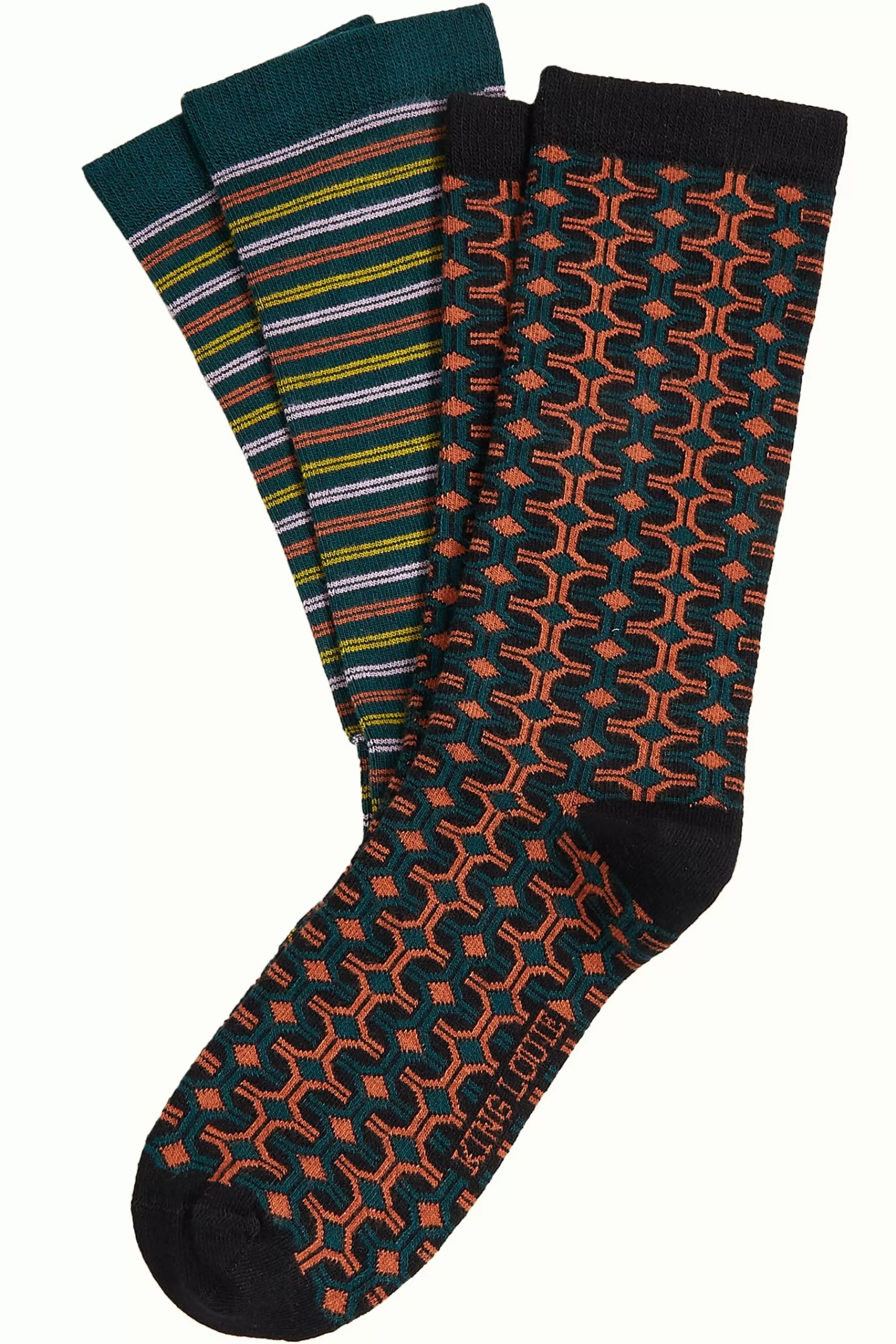 Socks 2-Pack Savile^King Louie Cheap