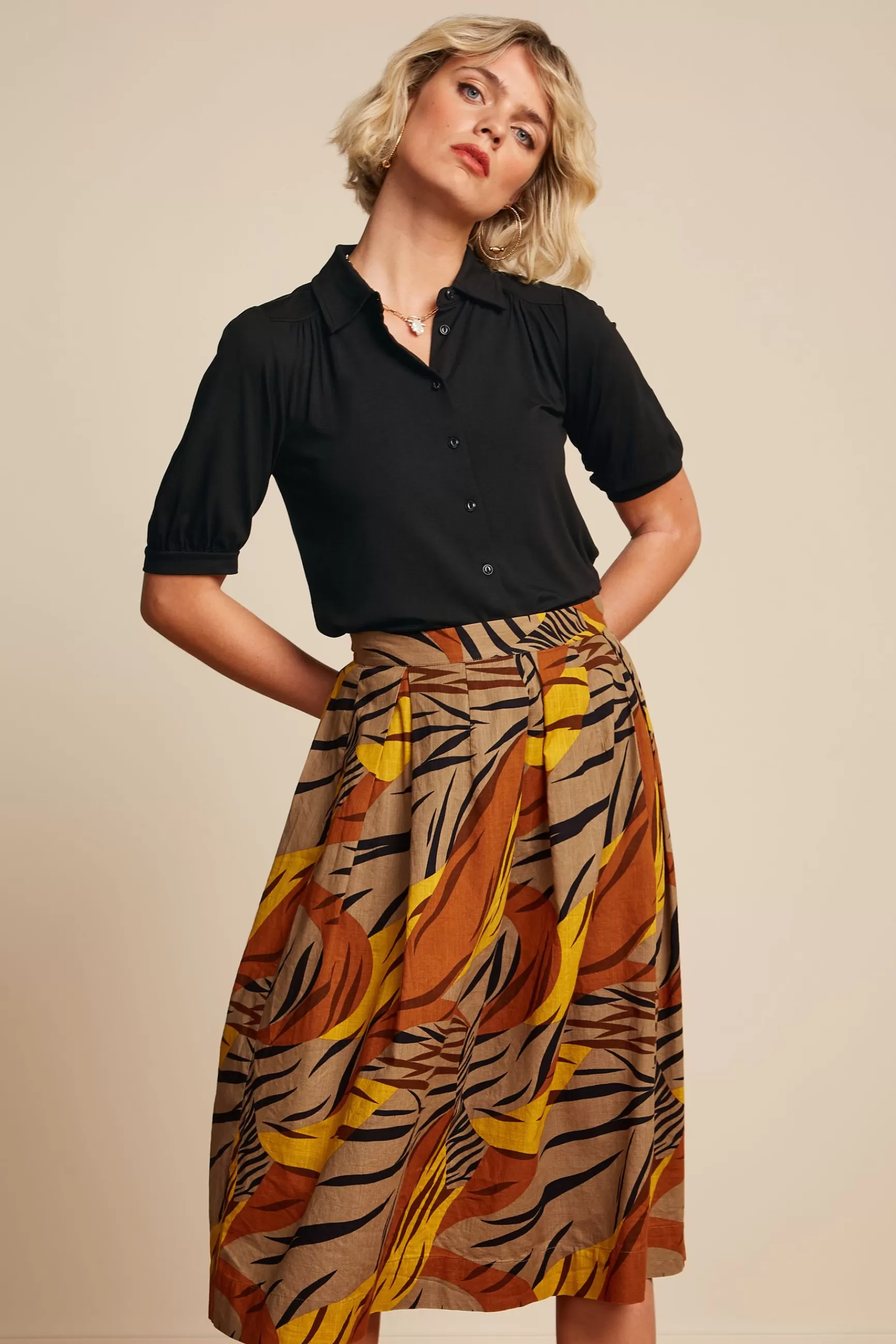 Suzette Pleat Skirt Zolea^King Louie Online