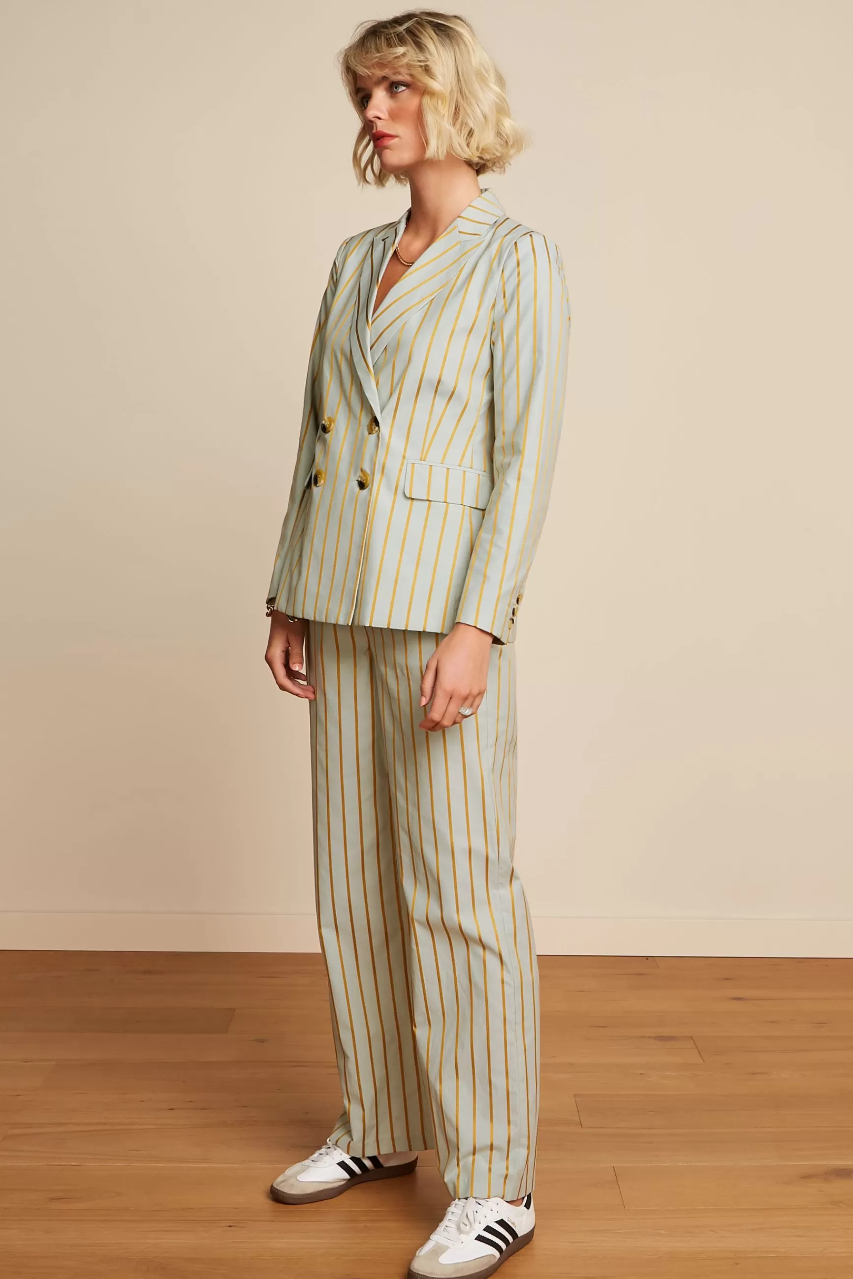 Tina Blazer Ash Stripe^King Louie Fashion